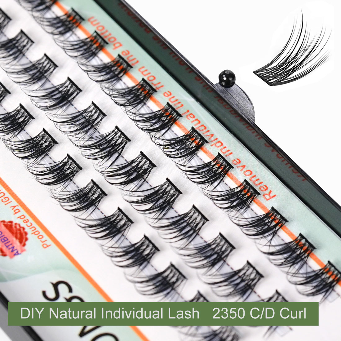 OEM ODM Wimpernbüschel DIY Ein – Eyelash Extension For Asian Eyes Bewertung und Preis