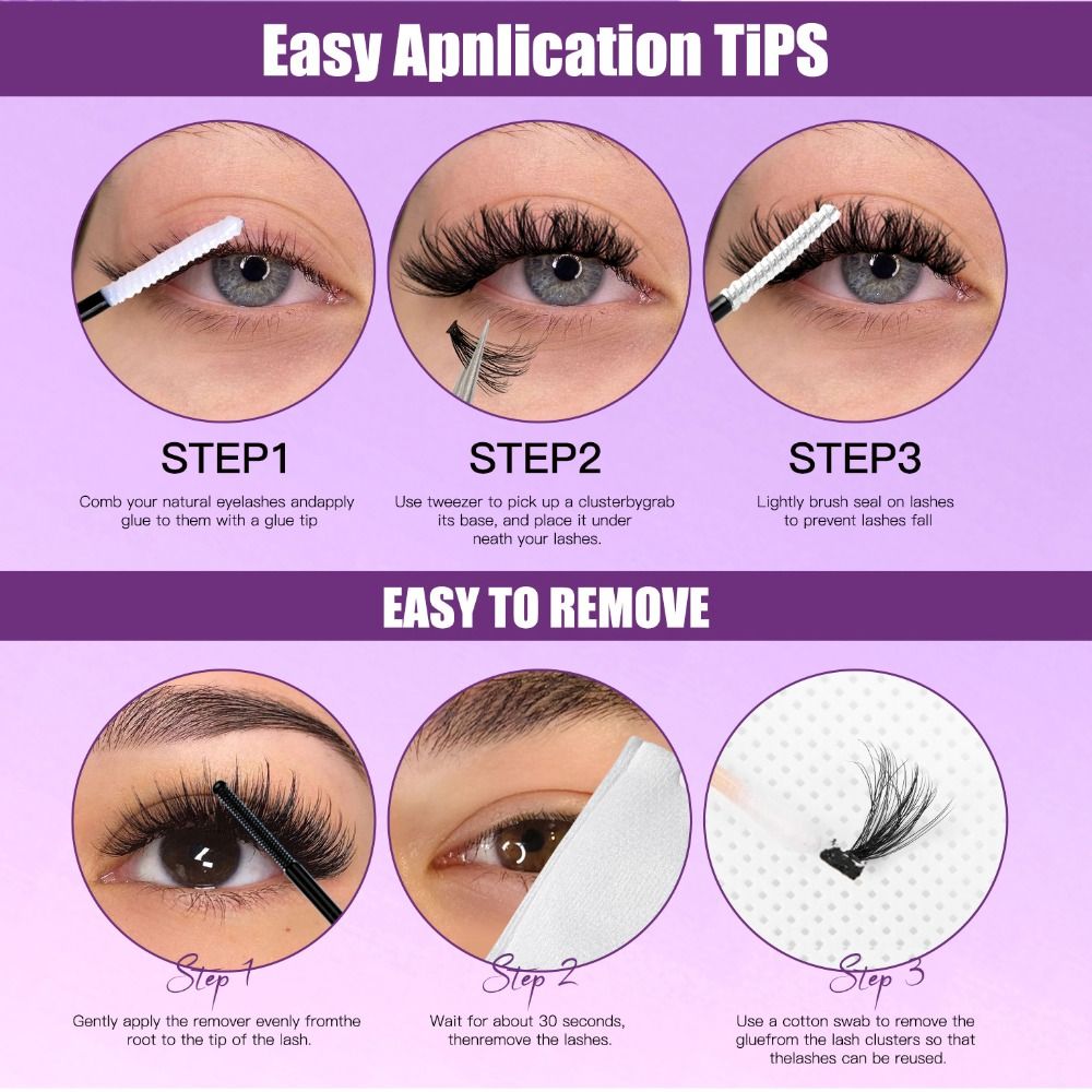 Natürlich aussehende falsche W – Eyelash Extension Natural Look Bewertung und Preis
