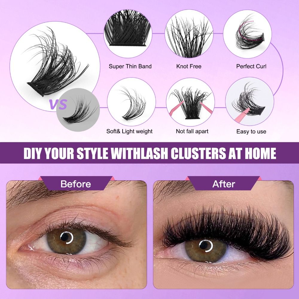 Natürlich aussehende falsche W – Eyelash Extension Natural Look Bewertung und Preis