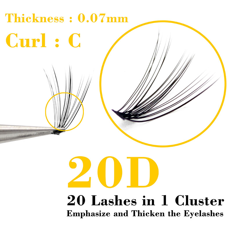 Kimcci 60 Bündel Nerz-Wimpernv – Eyelash Extension Human Hair Bewertung und Preis